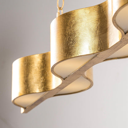 5-Light Golden Modern Dry Rated Pendant Lighitng