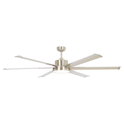 65 Inch Freda DC Motor Modern Downrod Ceiling Fan with LED Light and Remote Control