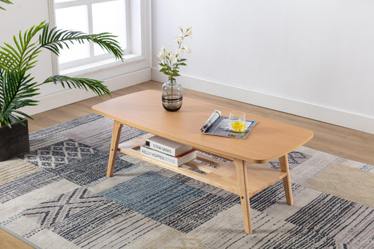 Bahamas 47' Natural Light Oak Coffee Table